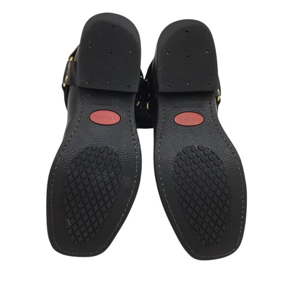 Vintage Durango Mens 11" Harness Western Square Toe Boot Brown Leather Size 9.5E - Picture 11 of 15